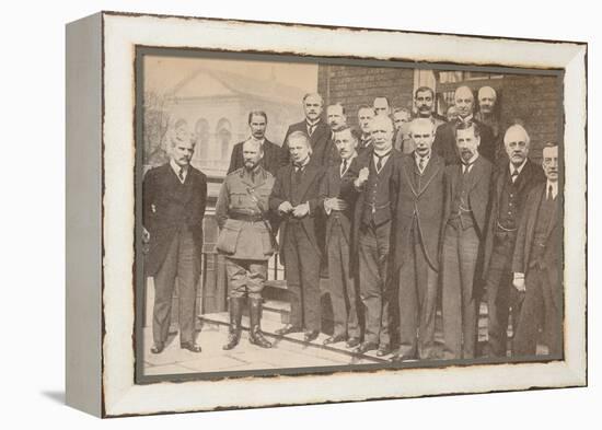 'Mr. Lloyd George, Prime Minister, and some of his colleagues in 1917', c1917-Unknown-Framed Premier Image Canvas