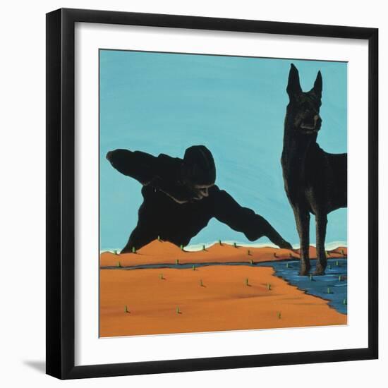 Mr. Logan's Serach for Shadow, 1999-Marjorie Weiss-Framed Giclee Print