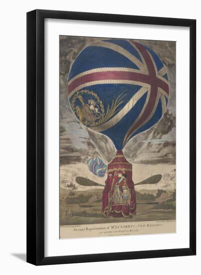 Mr. Lunardi's New Balloon-null-Framed Giclee Print