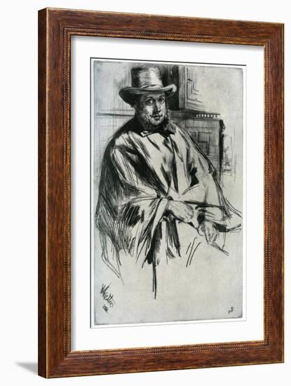 Mr Mann, 1860-James Abbott McNeill Whistler-Framed Giclee Print