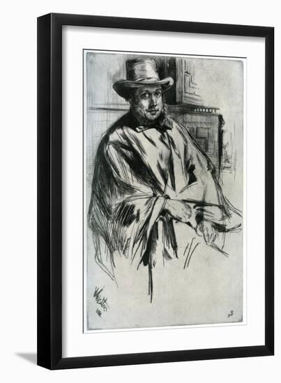 Mr Mann, 1860-James Abbott McNeill Whistler-Framed Giclee Print