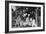 Mr. Matsumoto and Group of Children-Ansel Adams-Framed Art Print