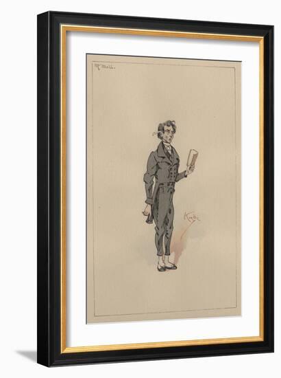 Mr Mell, C.1920s-Joseph Clayton Clarke-Framed Giclee Print