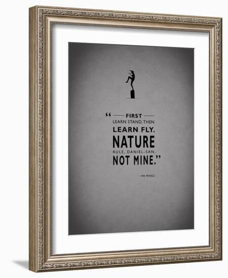 Mr Miyagi-Mark Rogan-Framed Art Print