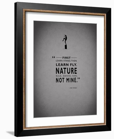 Mr Miyagi-Mark Rogan-Framed Art Print