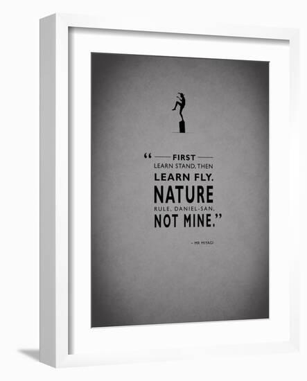 Mr Miyagi-Mark Rogan-Framed Art Print