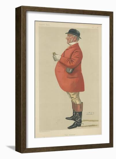 Mr Mordaunt Fenwick-Bisset-Sir Leslie Ward-Framed Giclee Print