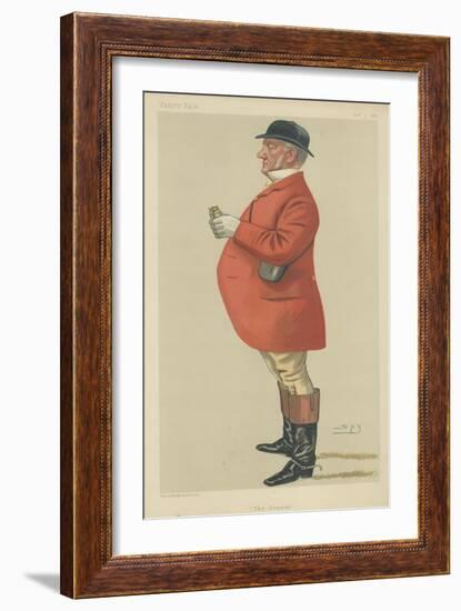 Mr Mordaunt Fenwick-Bisset-Sir Leslie Ward-Framed Giclee Print