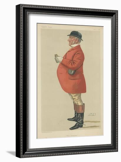 Mr Mordaunt Fenwick-Bisset-Sir Leslie Ward-Framed Giclee Print