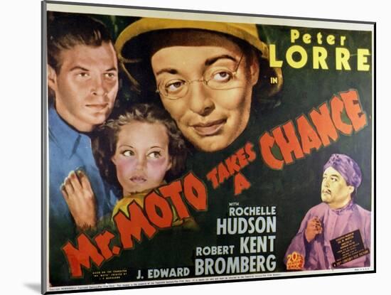 Mr. Moto Takes a Chance - Lobby Card Reproduction-null-Mounted Photo