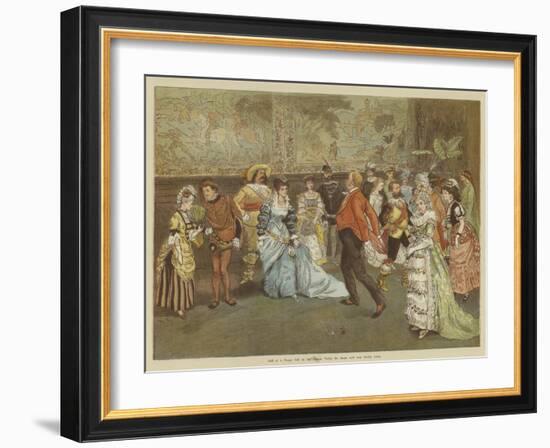 Mr Oakball's Winter in Florence-Randolph Caldecott-Framed Giclee Print