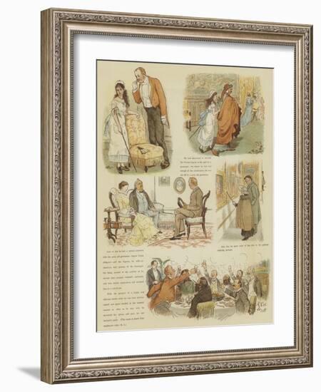 Mr Oakball's Winter in Florence-Randolph Caldecott-Framed Giclee Print