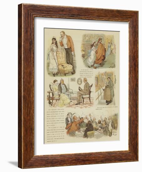 Mr Oakball's Winter in Florence-Randolph Caldecott-Framed Giclee Print