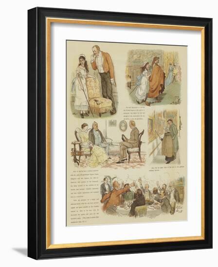 Mr Oakball's Winter in Florence-Randolph Caldecott-Framed Giclee Print