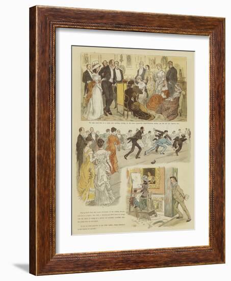 Mr Oakball's Winter in Florence-Randolph Caldecott-Framed Giclee Print