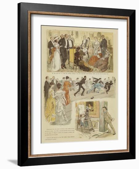 Mr Oakball's Winter in Florence-Randolph Caldecott-Framed Giclee Print