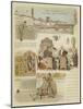 Mr Oakball's Winter in Florence-Randolph Caldecott-Mounted Giclee Print