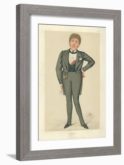 Mr Oscar Wilde, Oscar, 24 May 1884, Vanity Fair Cartoon-Carlo Pellegrini-Framed Giclee Print