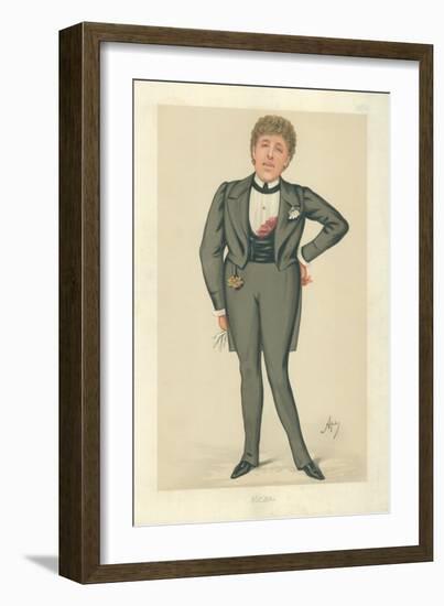 Mr Oscar Wilde, Oscar, 24 May 1884, Vanity Fair Cartoon-Carlo Pellegrini-Framed Giclee Print