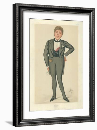 Mr Oscar Wilde, Oscar, 24 May 1884, Vanity Fair Cartoon-Carlo Pellegrini-Framed Giclee Print