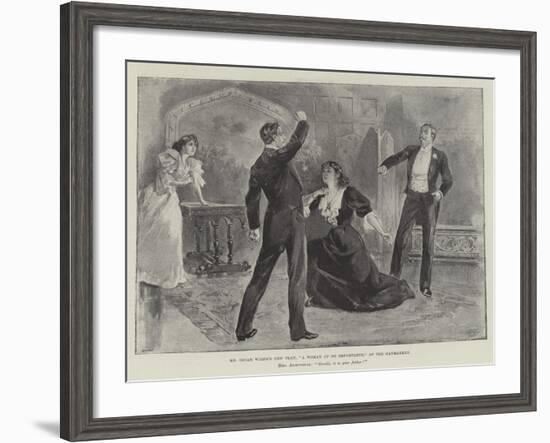 Mr Oscar Wilde's New Play, A Woman of No Importance, at the Haymarket-null-Framed Giclee Print