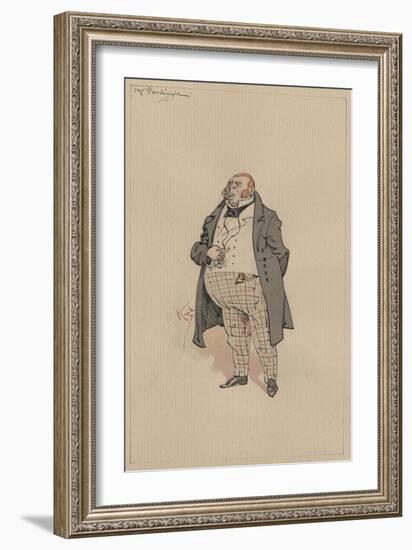 Mr Pardiggle, C.1920s-Joseph Clayton Clarke-Framed Giclee Print