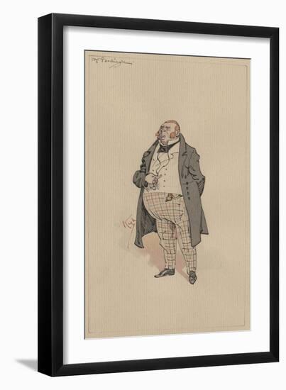 Mr Pardiggle, C.1920s-Joseph Clayton Clarke-Framed Giclee Print