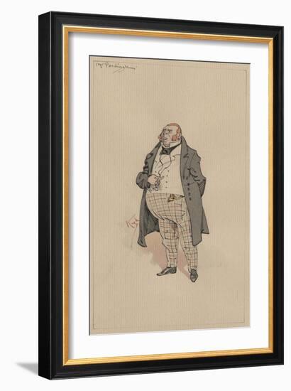 Mr Pardiggle, C.1920s-Joseph Clayton Clarke-Framed Giclee Print