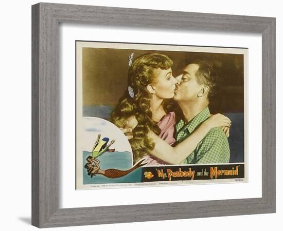 Mr. Peabody and the Mermaid, 1948-null-Framed Art Print