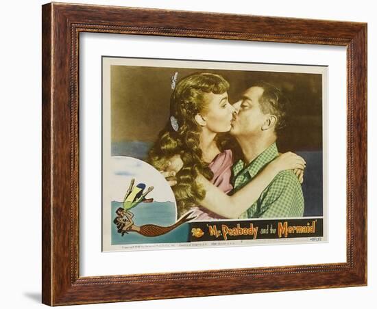 Mr. Peabody and the Mermaid, 1948-null-Framed Art Print