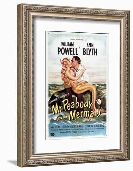 Mr. Peabody and the Mermaid-null-Framed Photo