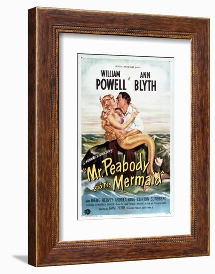 Mr. Peabody and the Mermaid-null-Framed Photo