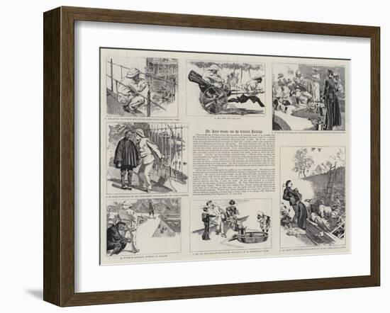 Mr Pease Greene and the Celestial Ducklings-Frederick Henry Townsend-Framed Giclee Print