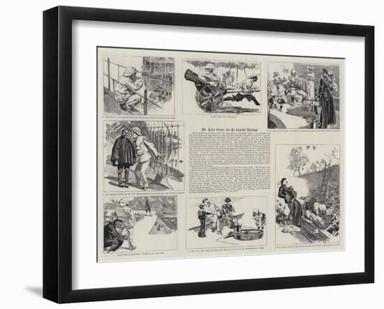 Mr Pease Greene and the Celestial Ducklings-Frederick Henry Townsend-Framed Giclee Print