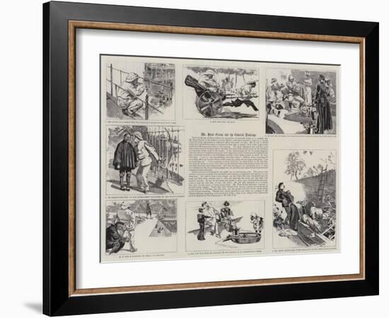 Mr Pease Greene and the Celestial Ducklings-Frederick Henry Townsend-Framed Giclee Print