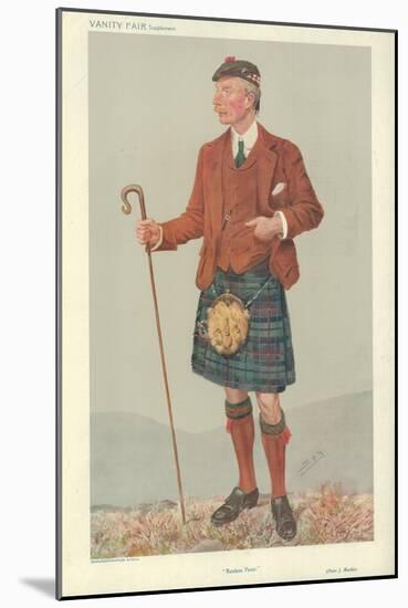 Mr Peter Jeffrey Mackie-Sir Leslie Ward-Mounted Giclee Print