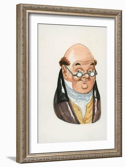 Mr Pickwick, the Pickwick Papers-Peter Jackson-Framed Giclee Print