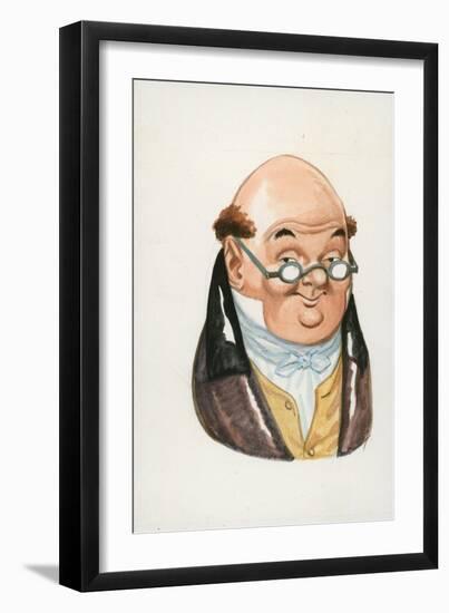 Mr Pickwick, the Pickwick Papers-Peter Jackson-Framed Giclee Print