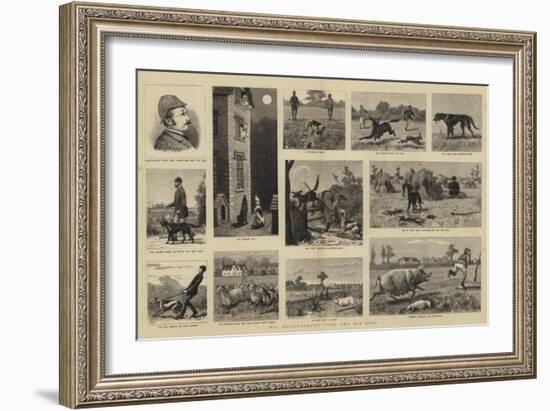 Mr Plantagenet Trot and His Dogs-null-Framed Giclee Print