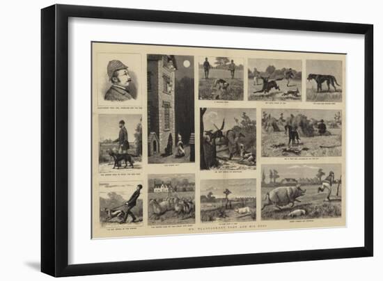 Mr Plantagenet Trot and His Dogs-null-Framed Giclee Print