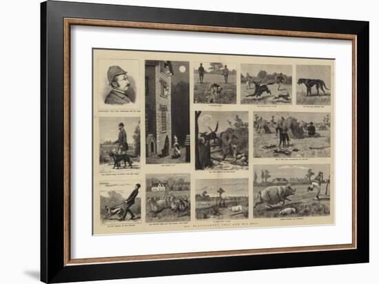 Mr Plantagenet Trot and His Dogs-null-Framed Giclee Print