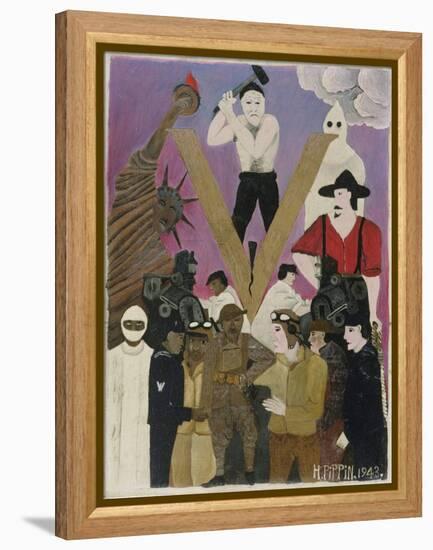 Mr. Prejudice, 1943 (Oil on Canvas)-Horace Pippin-Framed Premier Image Canvas