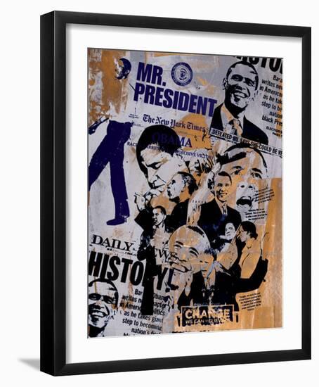 Mr. President-Bobby Hill-Framed Art Print