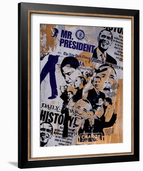 Mr. President-Bobby Hill-Framed Art Print