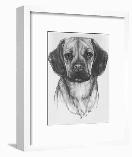 Mr. Puggle-Barbara Keith-Framed Giclee Print