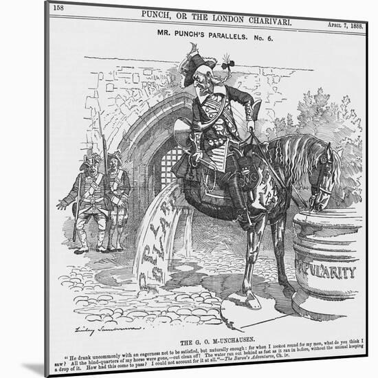 Mr. Punch's Parallels. No. 6, 1888-Joseph Swain-Mounted Giclee Print