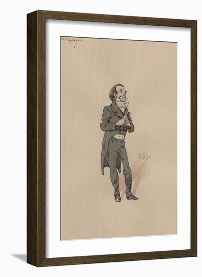 Mr Quayle, C.1920s-Joseph Clayton Clarke-Framed Giclee Print