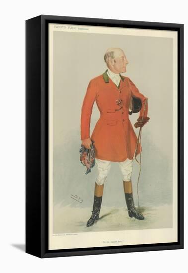 Mr Reginald Corbet-Sir Leslie Ward-Framed Premier Image Canvas