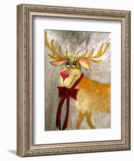 Mr. Reindeer-Ruth Palmer 3-Framed Art Print