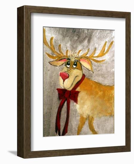 Mr. Reindeer-Ruth Palmer 3-Framed Art Print